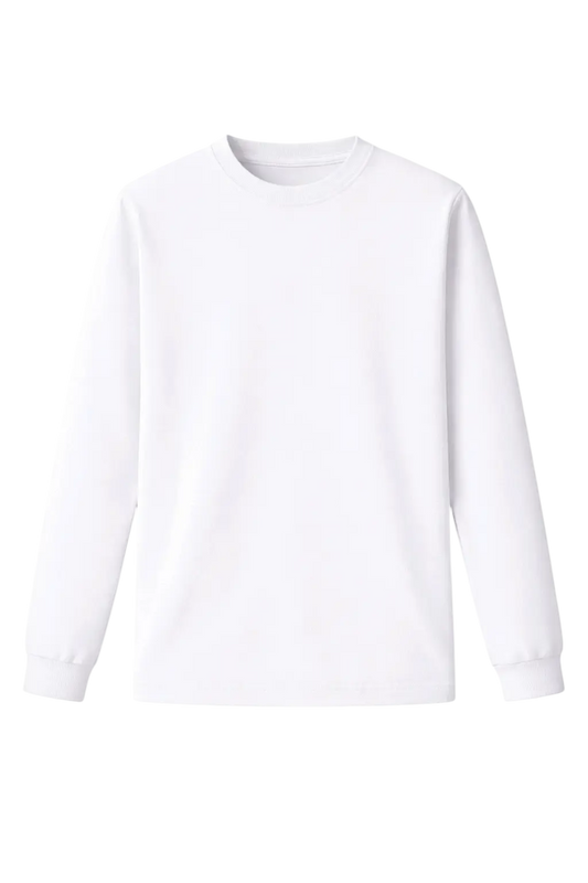 White Long Sleeve Lorvani